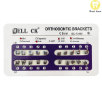 10 pakki hambaravi ortodontilised metallbreketid Mini Roth/MBT/Edgewise pesa 0,022 0,018 konksud 3-4-5 hambaarsti kinnitus Roth 018 Hooks 345