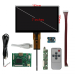 7-tolline 1024 * 600 LCD-ekraaniga draiveri juhtplaat HDMI-&uuml;hilduv digiteerija puuteekraaniga monitor Raspberry Pi Banana arvuti jaoks