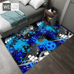 Jalgpallivaip Cartoon Magamistoa vaip pehme flanellist teismelise vaiba jaoks 160x200cm 1pcs