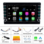 REAKOSOUND 8-tolline autoraadio 1-dine juhtmevaba CarPlay Android Auto auto multimeediumipleier Bluetooth video MP5-m&auml;ngija 8-tolline puuteekraan Wifi HD-video FM 8INCH AN12 J1din Caeplay