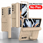 Samsung Galaxy Z Fold 4 3 Case Armour Magnet Hinge K&otilde;vakaanega K&otilde;ik - Kaasas klaasist pliiatsihoidja &uuml;mbris Galaxy Z Fold4 5g jaoks Only case