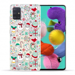 Elk Merry Christmas silikoon&uuml;mbris Samsung S22 S21 Ultra S20 Fe Plus A53 A73 A52 A72 A51 A71 A22 A12 A32 A50 A33 A13 kate For A73 5G