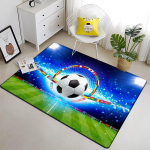 3D Jalgpalliv&auml;ljak Jalgpall Vaip Elutuba Kodusisustus Diivanilaud Vaip Libisemisvastane Toolipadi Salongimatt Bohemia gobel&auml;&auml;n 40x60cm(15x23 in)