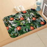 Vrolijk Kerstfeest P&otilde;randamatt Kerstman Elanden Deur Matten Badkamer libisemisvastane vaip Thuis Absorberende Tapijt Sneeuwman Print Voet pad Xmas Tapijten 40x60cm