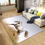 3D Animal Pentium Horse Area vaip, vaibavaip elutoa ja lastetoa kaunistamiseks, lapsed m&auml;ngivad roomav libisemisvastane p&otilde;randamatt 40x60cm