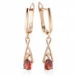 Risti &otilde;&otilde;nsad geomeetrilised ehted Punased tsirkoonist ripats kullav&auml;rvi k&otilde;rvar&otilde;ngad naistele Trendikad sobivad aksessuaarid punane