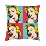 Popkunst Kuldne Warhol Monroe Marilyns Padjakatted Dekoratsioon 3D-prinditud toolipadja kate voodipesu Kontori padjaliist 40x40cm 16x16in