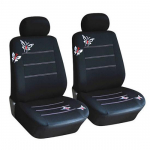Butterfly tikandiga autoistme kate Universaalne Sobib enamikele s&otilde;idukitele Istmed Sisustustarvikud Mustad istmekatted 4 Pcs