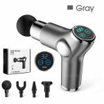 Uus LCD-puuteekraaniga massaažip&uuml;stol Mini 32 kiirusega s&uuml;gava koe l&ouml;&ouml;kpilliga lihasmassaaž Fascia relva valuvaigistav ja kaelavibraator fitness