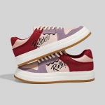 Naiste &uuml;hekordsed kingad Paksu tallaga Candy Color Flats Naiste l&otilde;uendikingad 40 punane