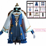 Genshin Impact Sucrose Cosplay kost&uuml;&uuml;m Genshin Sucrose Cosplay Parukas Kingad Saapad Anime neiu Lolita Kleit Peokost&uuml;&uuml;m Suures suuruses Costume Only-S&Genshin Impact