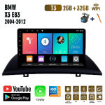 Android autoraadio Carplay BMW X3 E83 2004-2012 auto multimeedia videopleier GPS-navigatsioonis&uuml;steem WIFI 2+32GB 1+16GB
