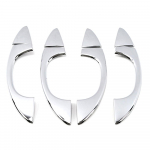 Volkswagen VW T-ROC Atlas Teramont 2017 jaoks- S&uuml;sinikkiust tr&uuml;kitud uksek&auml;epideme katte vormimisliistud Skoda jaoks Chrome Printed