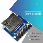 1 tk Micro SD salvestusruumi laiendusplaat Mini Micro SD TF kaardi m&auml;lukaitsemoodul koos tihvtidega Arduino jaoks valge
