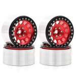 Alumiiniumist valuvelje Beadlock h&otilde;bedane velje rummu 4 tk 2,2 tolli 65 * 36 mm asendus punane
