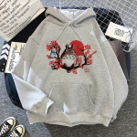 Naiste pikkade varrukatega Jaapani anime multifilm Totoro Hoodie Naiste Kawaii Hoodeis Miyazaki Hayao Stuudio kampsunid 3XL