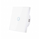 Euroopa puutel&uuml;liti AC100-240V LED-taustavalgustusega paneel karastatud kristallklaasist seinalamp induktsioon ZPG EU-1 valge