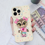 Korpused Apple iPhone X XS XR SE jaoks 6 7 8 11 12 13 14 Pro Max tagakaas Cute Fashion Vedel Pehme Silikoon Multikas muster iPhone Shelli kaitseraua jaoks iPhone 6