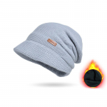 Naiste talvine soe silmkoeline m&uuml;ts pehme kuum&uuml;tsiga, laia &auml;&auml;rega esitusn&auml;o v&auml;ike k&otilde;rvakaitsem&uuml;ts must