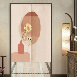 P&otilde;hjamaade maastik Lilled Uksekardin Vannitoa vaheseinakardinad Noren Curtain Elutuba K&ouml;&ouml;k Sissep&auml;&auml;su ukseava Kardinad 85x180cm tumesinine v&auml;rv