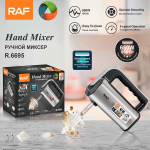 T&auml;isautomaatne k&auml;eshoitav elektriline munavahustaja k&uuml;psetamiseks suure v&otilde;imsusega vahukoore mikser must