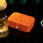 Nuppude hoiustamine T&otilde;mblukuga juveliiride korraldaja konteinerikarp Kaasaskantav ehtekarp Ehtekorder N&auml;idik reisiehete karbid 16x11.5x5.5cm valge