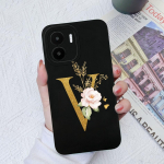 Xiaomi Redmi A1+ A2+ Plus 10C 12C 11A 9A 8A Pro &uuml;mbrise tagakaas Matt P&otilde;rutuskindel pehme silikoon kandiline telefonikotid Lilled Kirjad Redmi kaitseraua jaoks Redmi 9T