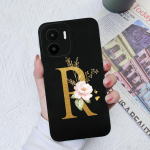 Xiaomi Redmi A1+ A2+ Plus 10C 12C 11A 9A 8A Pro &uuml;mbrise tagakaas Matt P&otilde;rutuskindel pehme silikoon kandiline telefonikotid Lilled Kirjad Redmi kaitseraua jaoks Redmi 10 / 10 Prime+ 5G