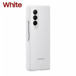 Samsungi originaal silikoonist &uuml;mbris Samsung Galaxy Z Fold3 5G Z Fold 3 5G siidise pehme puudutusega silikoonist telefoni kaitse&uuml;mbrisele valge