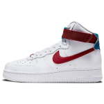 Nike Air Force 1 High Valge Team Red Naiste Tossud Roheline-Abyss 334031-119 37.5 white