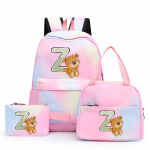 3tk/komplekt Little Bear 26 Inglise kirjadega kooliseljakott lastele T&uuml;drukute seljakott Tagasi kooli Raamatukotid L&otilde;unakotid Pliiatsikarp