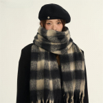 Korea stiilis atmosf&auml;&auml;riga naiste sall Uus talvine soe ja laisk stiilis sisestusstiilis naiste sall vabaaja mitmek&uuml;lgsed aksessuaarid scarf roosa