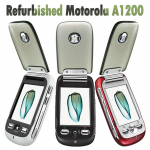 Renoveeritud originaal Motorola A1200 2,4 2,0 MP GSM Flip mobiiltelefon No charger valge