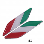 Autode kaunistus Lipu Lehtplaat Saksamaa Prantsusmaa Itaalia Kanada Venemaa Metallist kere kleebised 1