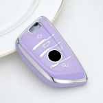 TPU autov&otilde;tme korpuse kate BMW 1 3 5 7 seeria F10 F20 F32 F34 F21 F30 F31 G30 G20 X1 X3 G01 X4 G02 X5 F15 F16 G05 G07 tarvikud Gold Edge Key Case valge