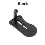 Kokkupandav auto katuseraam aste auto ukse aste universaalne riivkonks, k&otilde;ndiv auto jalapedaal alumiiniumsulamist ohutushaamer must