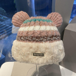 Armas Panda Ears Plush kootud m&uuml;ts naistele S&uuml;gis- ja Talvine Uus &Uuml;li&otilde;pilaste k&otilde;rvakaitse M&uuml;ts Paksendatud Soe Villane M&uuml;ts M(55-60cm)