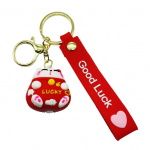 Armas v&otilde;tmehoidja multikas Lucky Cat v&otilde;tmehoidja Armas kaasaskantav v&otilde;luke Head &otilde;nne tegelasega Good Luck Cat punane