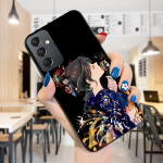 V&auml;rvitud mustriga telefoni&uuml;mbris P&otilde;rutuskindel pehmest silikoonist TPU kaitsev telefoni&uuml;mbris Samsungi kaanele Samsung A01