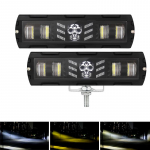 6-tolline pealuu LED t&ouml;&ouml;tuleriba 12V-36V maastikus&otilde;idutuled mootorratta 4X4 ATV maasturi veoautotraktori udutuled 2pcs