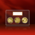 2024. aasta Jia Cheni draakoniaasta sodiaagi m&auml;lestusmedali, 1., 2. ja 3. vooru draakoniaasta vaskkattega m&auml;lestusm&uuml;ntide kollektsioon