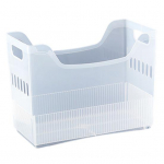 K&ouml;&ouml;gi hoiukast sisseehitatud rihmarattaga Plastikust v&auml;ljal&otilde;igete albumi paberist hoiukast, l&auml;bipaistev hoiukast S puhas