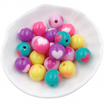 30 tk kaelakeed mood isetegemine k&auml;sitsi valmistatud materjalid ehted kahepoolne m&auml;rgistus k&otilde;rvar&otilde;ngaste jaoks virsiku helmed mitmev&auml;rviline