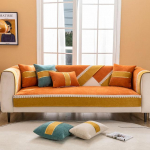 Moodne lapiline diivani kate pits &scaron;enill nurgadiivani m&ouml;&ouml;bel, kate, lamamistool, kate kogu hooajal libisemisvastane Cushion cover45x45cm sinine