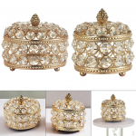 2 tk ehtekarp koos kaanega helmestega nipsasjakeste hoiukarp Kingitus