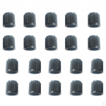 20 Pieces Plastic Auto Motorcycle Truck wheel Tire Valve Stem Caps Black