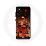 &Uuml;mbris Samsung Galaxy A41 Luffy Gear 5 One Piece Manga jaoks