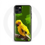 Coque Iphone 12 pro max Perruche jaune