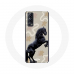 Vivo Y72 Case friisi musta hobuse t&otilde;ug