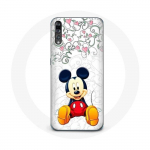 Coque pour Huawei p20 Mickey Mouse Fleurs C&oelig;urs